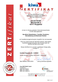 DIN 9001 proviel GmbH/forum e.V.